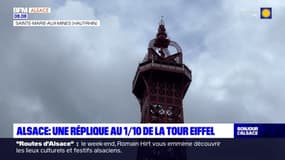 Haut-Rhin: un Alsacien se lance dans une réplique de la tour Eiffel