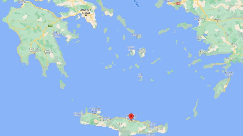 Le séisme a frappé le coeur de la Crète.