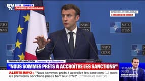 Emmanuel Macron: "Il y a déjà 3,5 millions de réfugiés ukrainiens en Europe"