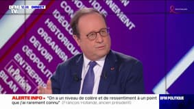 À Sainte-Soline, "certains ne sont pas là pour lutter contre les méga-bassines mais pour créer le chaos" affirme François Hollande