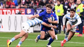 Antoine Dupont lors de France-Argentine