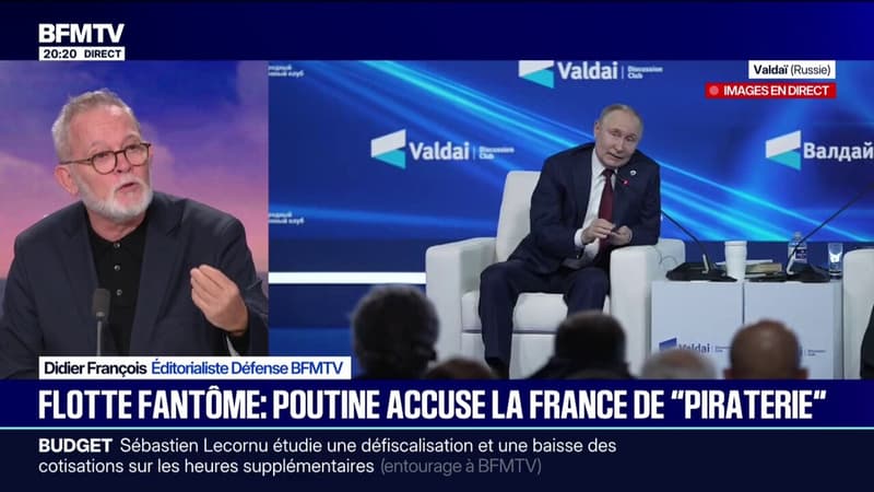 Vladimir Poutine qualifie de "piraterie" l'interception du pétrolier de la flotte fantôme russe au large de Saint-Nazaire