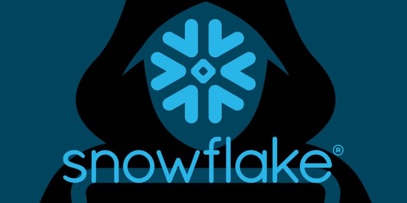 Le logo de la société cloud américaine Snowflake.