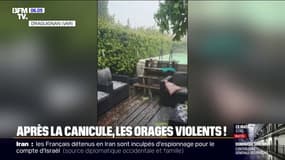 Dans le Var, la canicule a laissé place à de violents orages