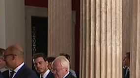 François Hollande, en déplacement  à Athènes le 9 septembre 2016.