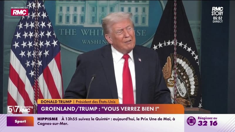 Groenland / Trump : "Vous verrez bien !"