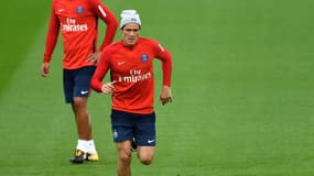 Thiago Silva et Edinson Cavani