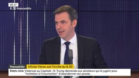Pour Olivier Véran, "nous serons entre 3,5 et 4 millions de personnes vaccinées d'ici la fin du mois"