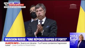 Jean Castex: "Cette crise aura des conséquences majeures sur l'avenir de l'Europe, mais c'est le droit, la paix et la démocratie qui devra sortir vainqueur"