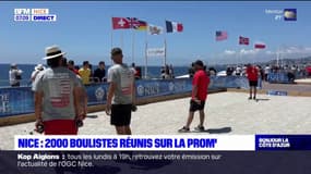 Nice: 2000 boulistes réunis ce week-end sur la promenade des Anglais