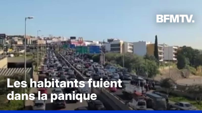 Banlieue sud de Beyrouth: les habitants fuient dans la panique après un appel israélien à évacuer
