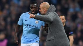 Benjamin Mendy et Pep Guardiola