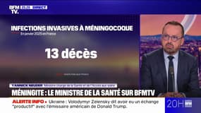 Méningite: "Nous allons organiser, avec l'Éducation nationale, un rattrapage de vaccination dans les collèges", annonce Yannick Neuder, ministre de la Santé