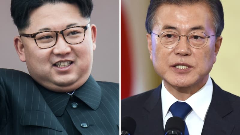 Kim Jong-un et Moon Jae-in