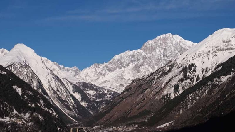Le massif du Mont-Blanc (illustration)