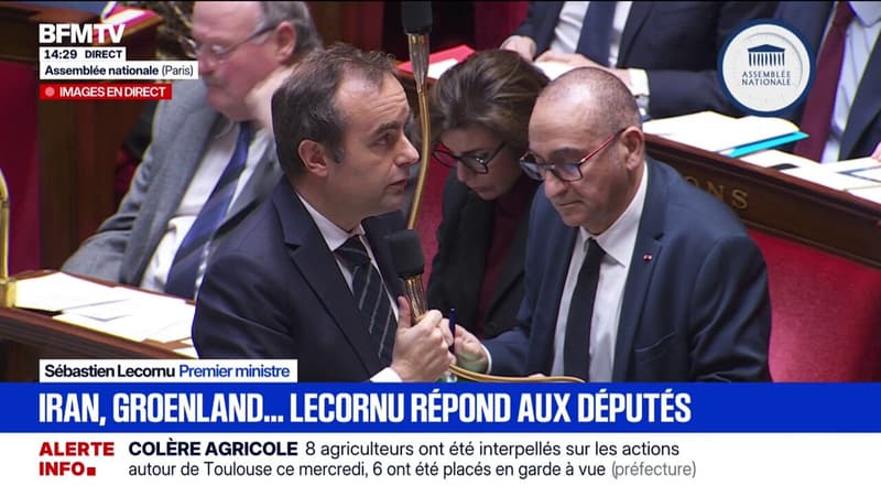 "Les intentions de l'administration Trump doivent être prises au sérieux" avertit Sébastien Lecornu devant l'Assemblée nationale
