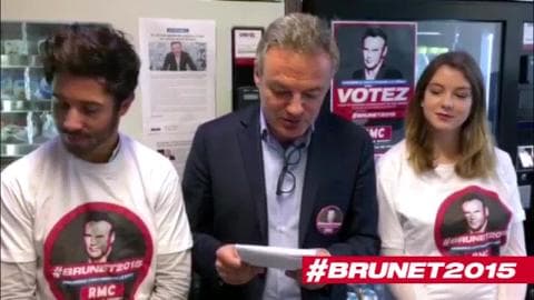 L'annonce des résultats des votes - #Brunet2015