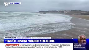 Malgré la fin de la vigilance orange pour vagues-submersion, Biarritz se prépare à un nouvel épisode de marée haute ce dimanche soir