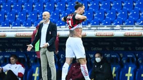 Zlatan Ibrahimovic, à Parme le 10 avril 2021