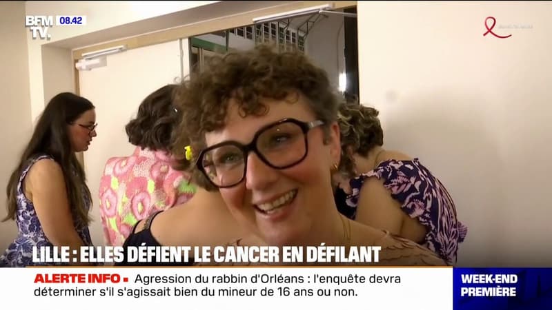 Lille: devant 300 spectateurs, 10 femmes en rémission d'un cancer ou encore en chimiothérapie, ont défilé