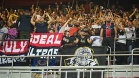 Les supporters du PSG à Lisbonne, le 5 octobre 2022
