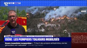 Incendie de Voreppe: "80 hectares brûlés" à cette heure, selon les pompiers
