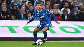 L'Anglais Mason Greenwood avec l'OM en Ligue 1, le 8 novembre 2025