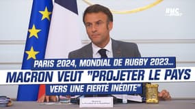 Paris 2024, Mondial de rugby 2023... Macron veut "projeter le pays vers une fierté inédite"
