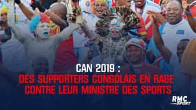 CAN 2019 : Des supporters congolais enragés contre le ministre des sports