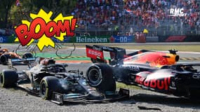 Grand-Prix d'Italie / F1 : Le replay du nouvel accrochage Verstappen-Hamilton avec les commentaires RMC
