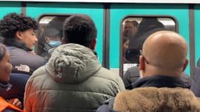 La ligne 13 du métro francilien, le 14 février 2024. 