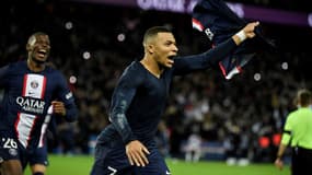 Kylian Mbappé lors de PSG-Strasbourg, le 28 décembre 2022