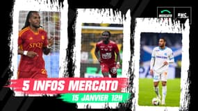 Lodi, Renato Sanches, Brassier... les 5 infos mercato du 15 janvier à 12h