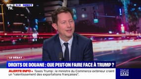 Taxes douanières: "Si Donald Trump a été élu pour défendre l'Amérique d'abord, notre rôle à nous est de défendre la France et l'Europe", affirme François-Xavier Bellamy (LR)