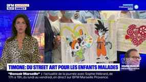 Marseille: du street art pour les enfants malades de la Timone