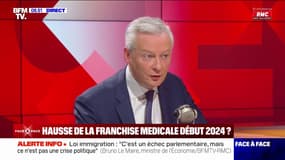 Franchise médicale: Bruno Le Maire souhaite "que cette franchise puisse passer de 50 centimes à un euro" 