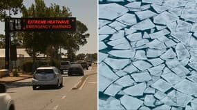 Des États-Unis à l’Australie, près de 100°C (en ressenti) séparent les deux côtés du globe