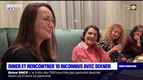 Les Ch'tites Sorties du samedi 17 février 2024 - Diner et rencontrer 10 inconnus avec Dixner  