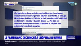 L'hôpital du Havre déclenche son plan blanc 