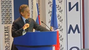 Sarkozy devant les étudiants russes: "Nous ne devons pas accepter une nouvelle guerre froide"
