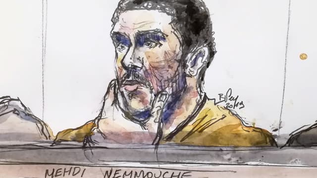 Mehdi Nemmouche encourt la réclusion criminelle à perpétuité. 