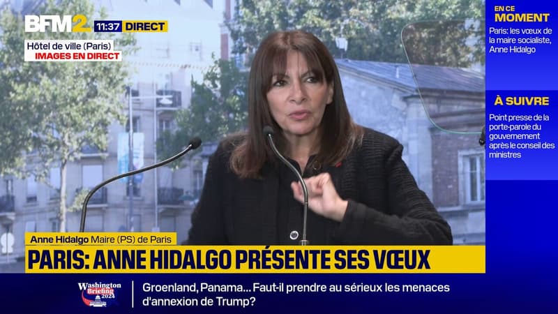 Vasque, covoiturage... Anne Hidalgo rappelle son envie de conserver l'héritage des JO à Paris