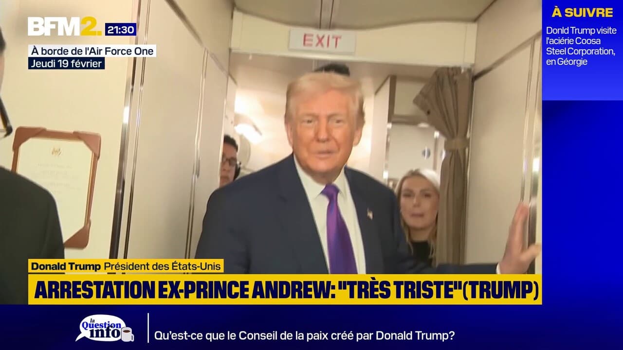Affaire Epstein: Donald Trump juge "très triste pour la famille royale" l'arrestation de l'ex-prince Andrew Kép