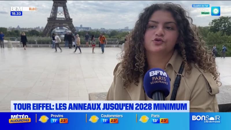 Anneaux olympiques sur la Tour Eiffel jusqu'en 2028: qu'en pensent les...