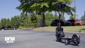  Une entreprise américaine dévoile un prototype de trottinette électrique autonome 