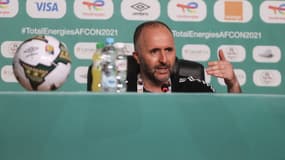 Djamel Belmadi en conférence de presse après Algérie-Sierra Leone à la CAN 2022