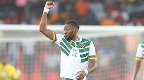 Karl Toko-Ekambi avec le Cameroun pendant la CAN, le 23 janvier 2024