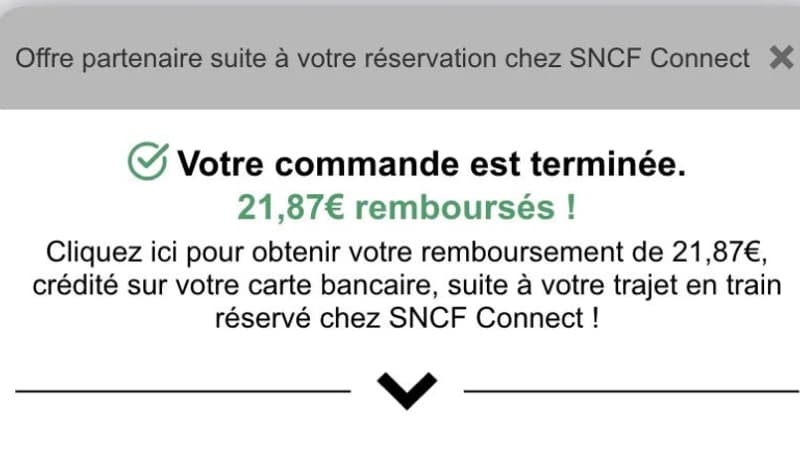 La SNCF va arrêter de proposer une offre de cashback sur son site