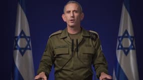 Le porte-parole de l'armée israélienne Daniel Hagari dans une allocution diffusée le 1er octobre 2024