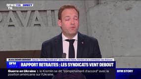 Rapport sur les retraites: "Si on ne fait rien, on met fin au système par répartition", affirme Jean-Didier Berger (Droite Républicaine)